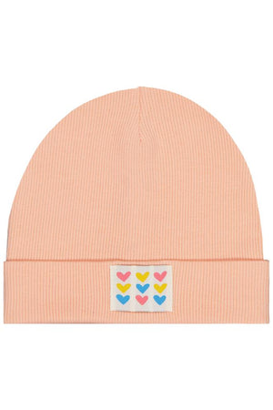 Civil Baby Kalp Etiketli Bebe Şapka Bere - Pudra