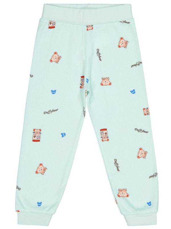 Civil Girls Ayıcık Baskılı 2-5 Yaş Eşofman Altı - Yeşil