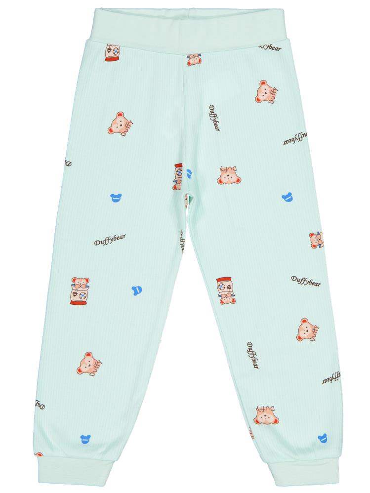 Civil Girls Ayıcık Baskılı 2-5 Yaş Eşofman Altı - Yeşil