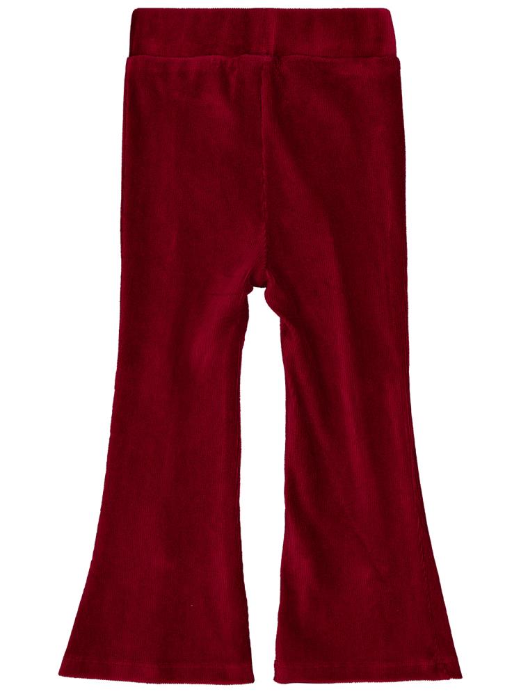 Civil Girls Yırtmaçlı 2-5 Yaş Tayt - Bordo