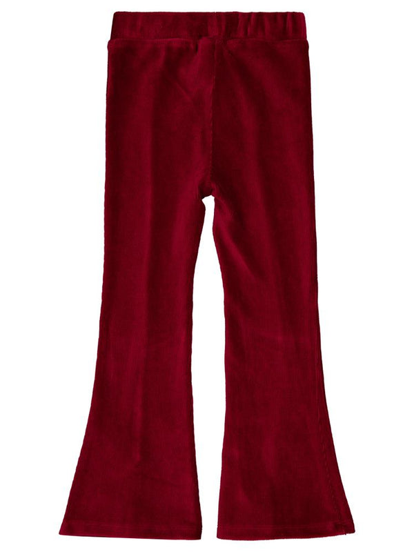 Civil Girls Yırtmaçlı 6-9 Yaş Tayt - Bordo