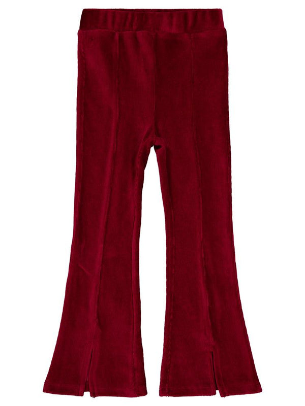 Civil Girls Yırtmaçlı 6-9 Yaş Tayt - Bordo