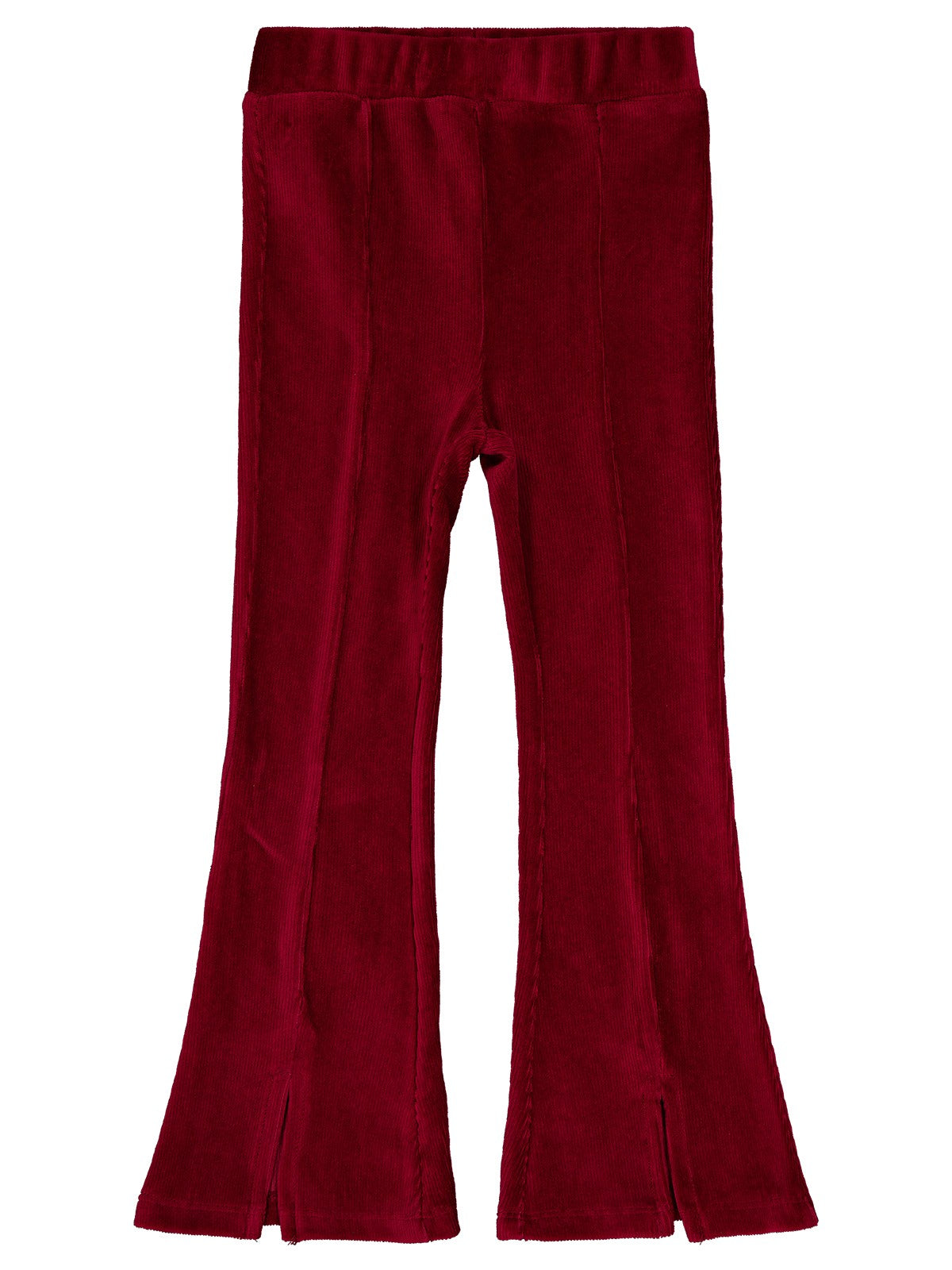 Civil Girls Yırtmaçlı 6-9 Yaş Tayt - Bordo