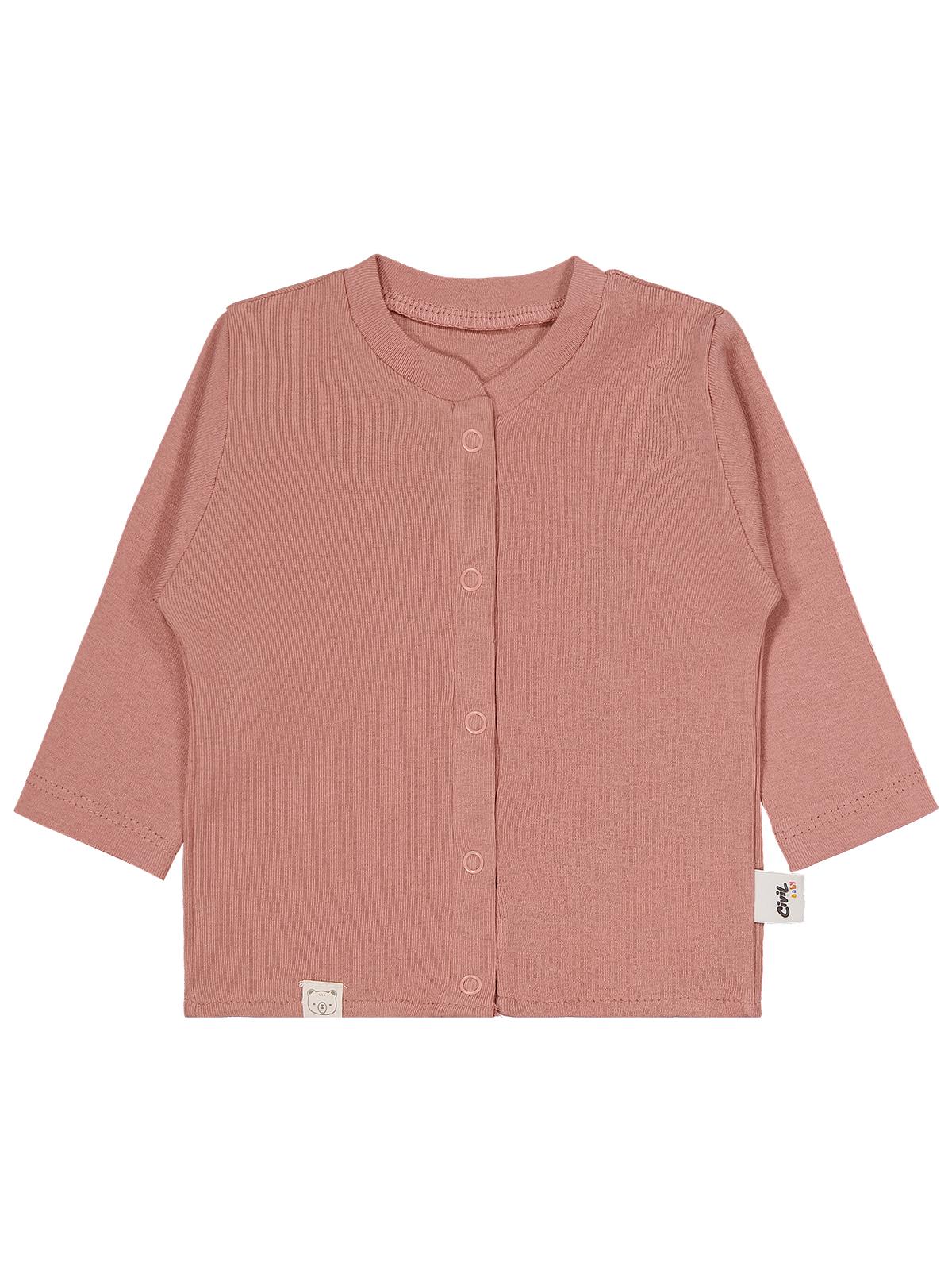 Civil Baby Düz 1-6 Ay Pijama Takımı - Pembe