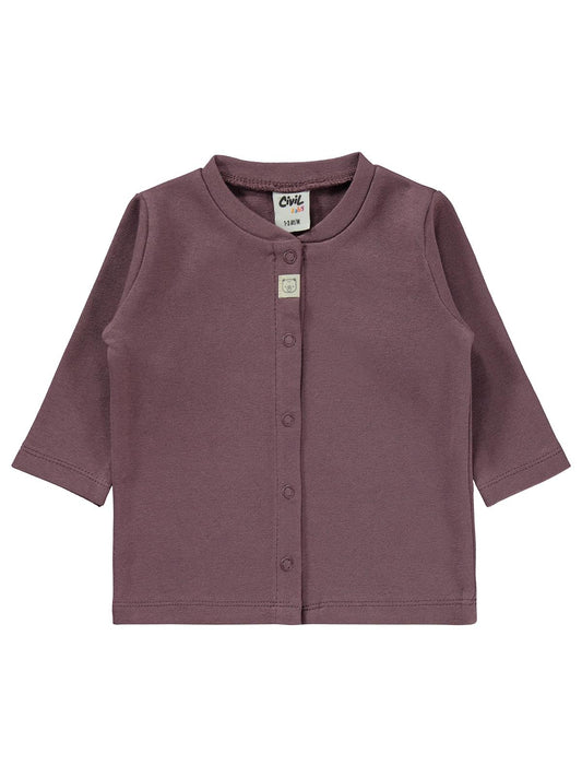 Civil Baby Düz 1-6 Ay Pijama Takımı - Kahve