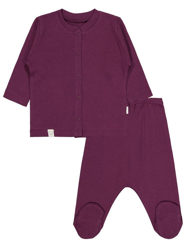 Civil Baby Düz 1-6 Ay Pijama Takımı - Lila