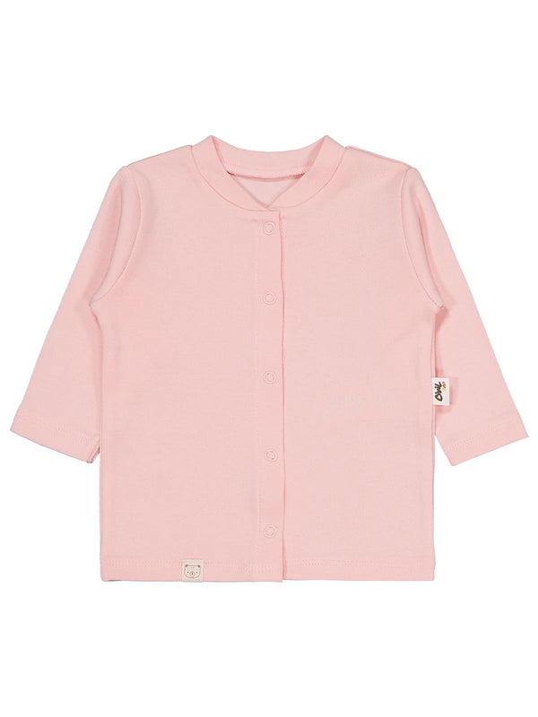 Civil Baby Düz 1-6 Ay Pijama Takımı - Pudra