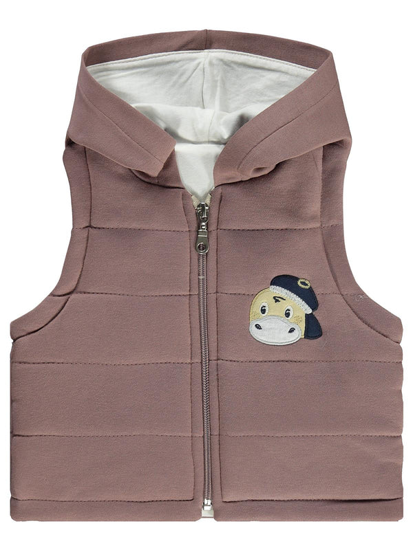 Civil Baby Dino Baskılı 3'lü 6-18 Ay Takım - Kahverengi