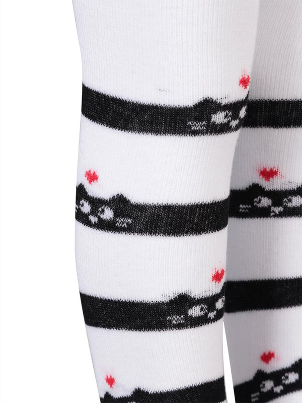 Civil Baby Cat 6-18 Ay Bebek Kız Külotlu Çorap - Beyaz