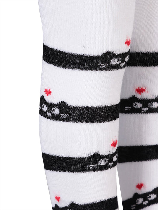 Civil Baby Cat 6-18 Ay Bebek Kız Külotlu Çorap - Beyaz