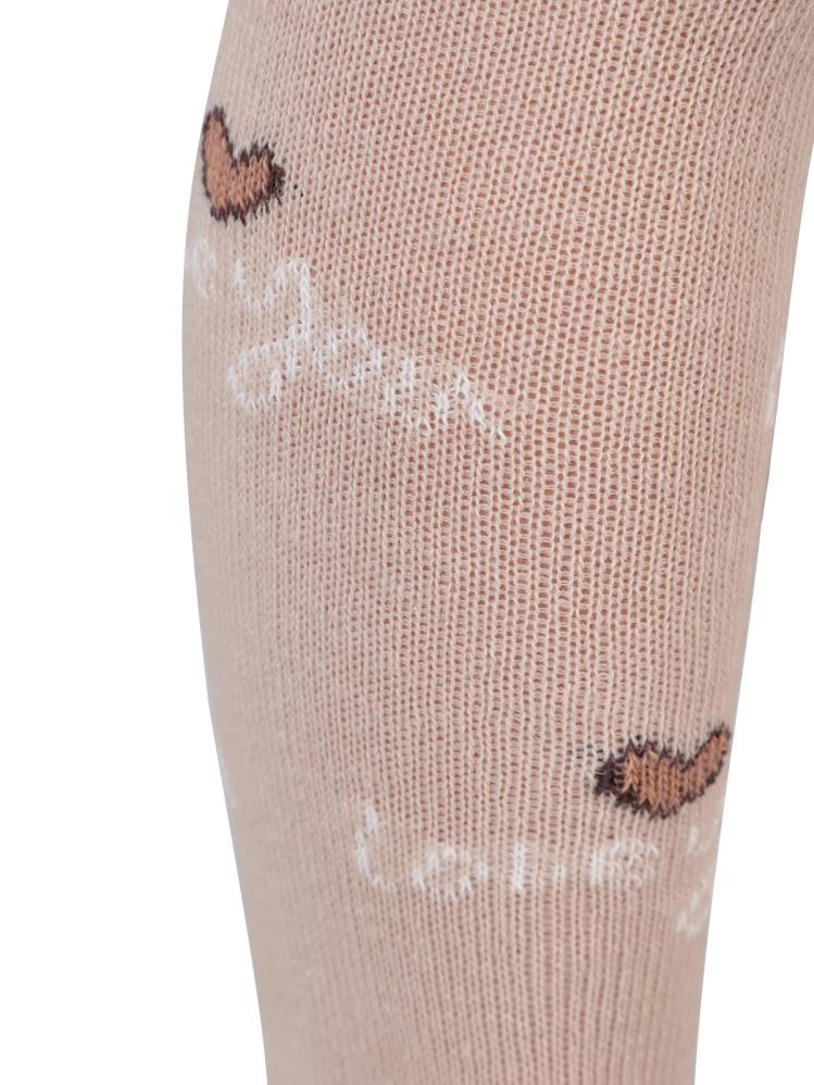 Civil Baby Love 6-18 Ay Bebek Kız Külotlu Çorap - Kahverengi