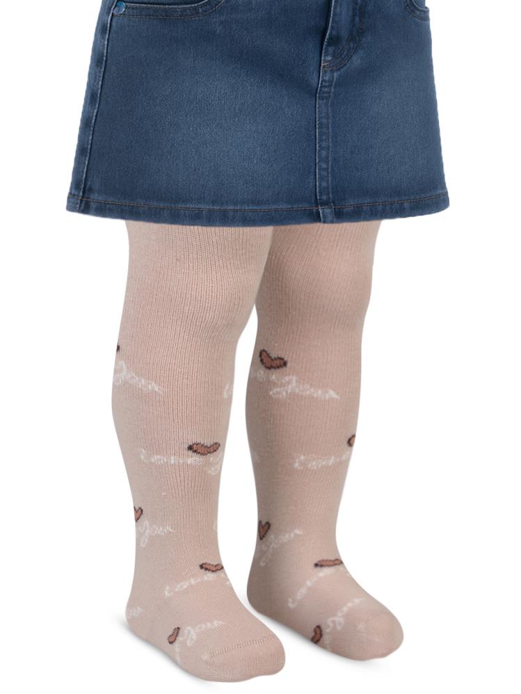 Civil Baby Love 6-18 Ay Bebek Kız Külotlu Çorap - Kahverengi