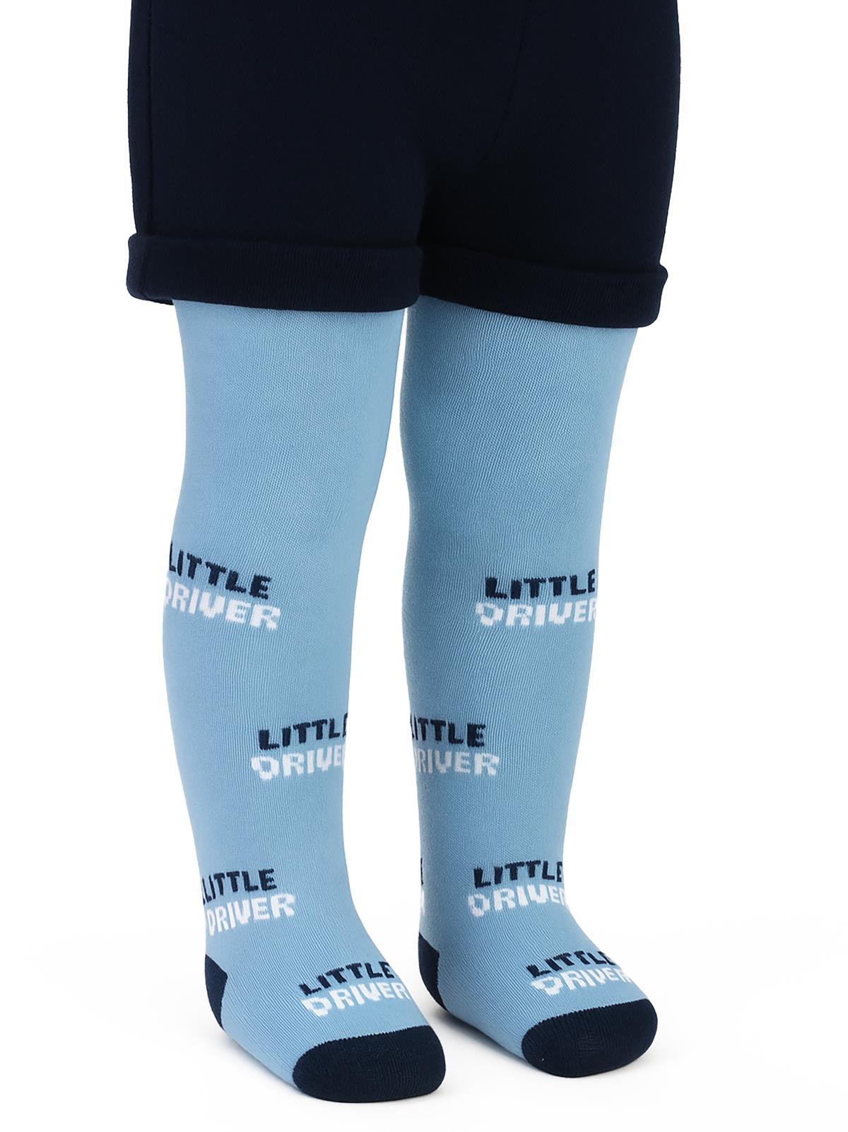 Civil Baby Araba 6-18 Ay Bebek Erkek Külotlu Çorap - Mavi