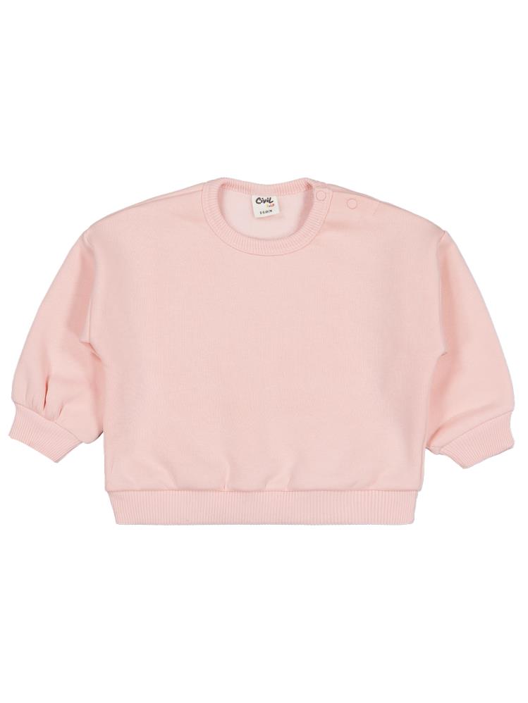 Civil Baby Basic 6-18 Ay Sweatshirt - Pembe