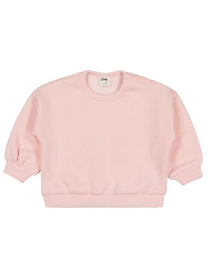 Civil Baby Basic 6-18 Ay Sweatshirt - Pembe