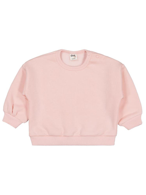 Civil Baby Basic 6-18 Ay Sweatshirt - Pembe