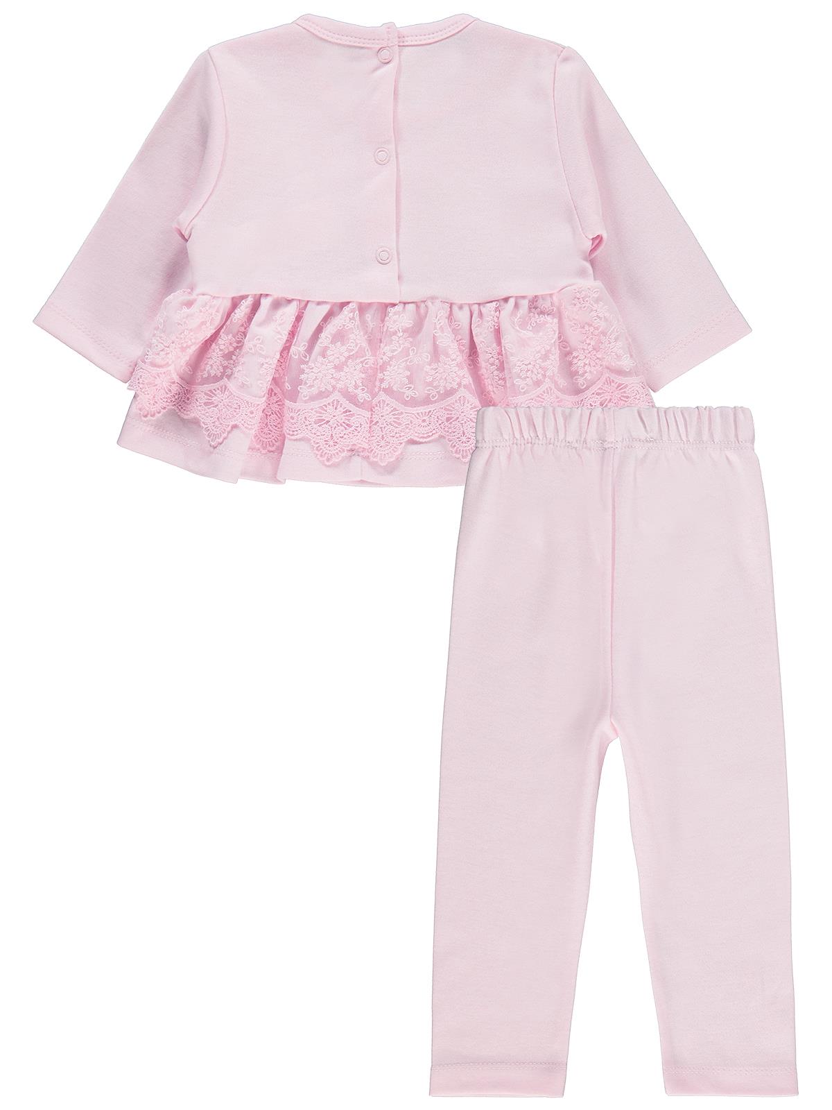 Civil Baby Fırfır Tüllü 3-12 Ay Takım - Ekru