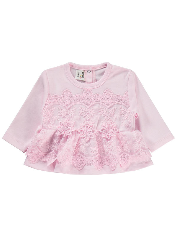 Civil Baby Fırfır Tüllü 3-12 Ay Takım - Ekru