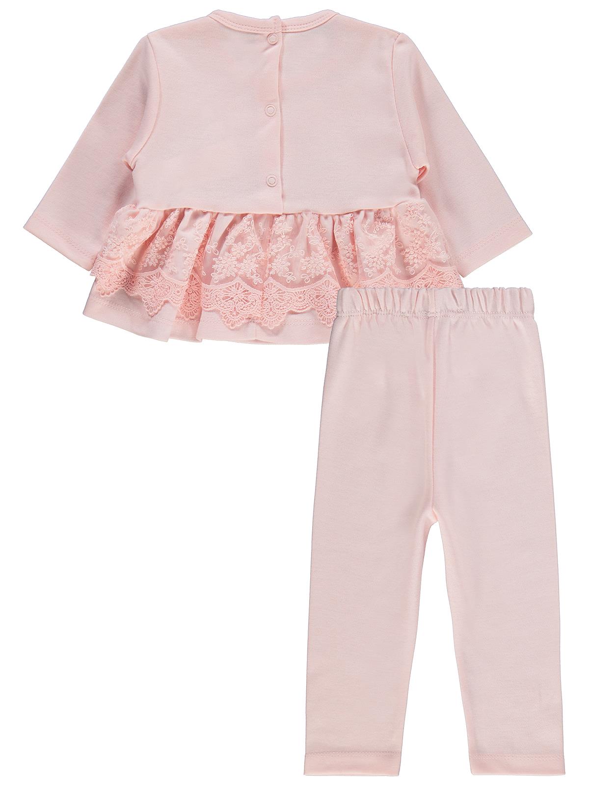 Civil Baby Fırfır Tüllü 3-12 Ay Takım - Ekru