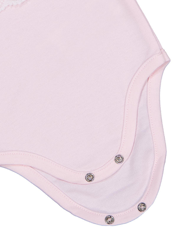 Civil Baby Brodeli 1-18 Ay Çıtçıtlı Badi - Ekru