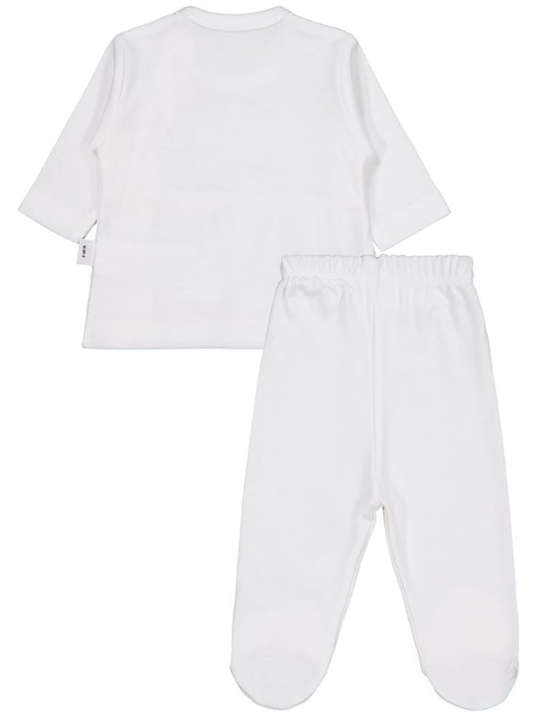 Civil Baby Fırfır Tüllü 0-1 Ay Zıbın Takımları - Ekru