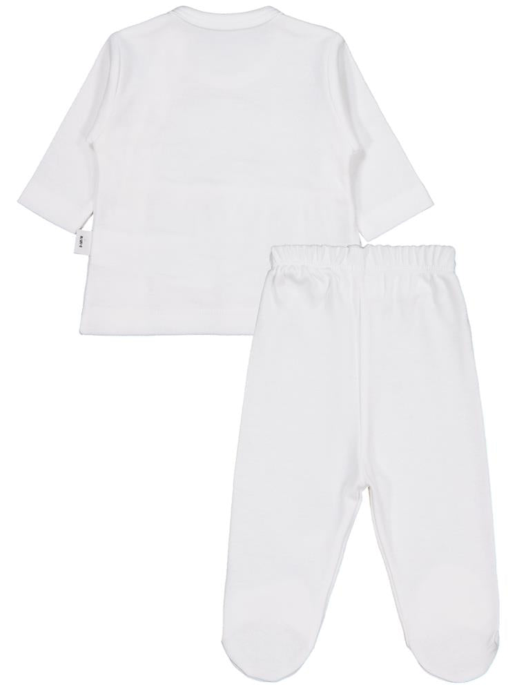 Civil Baby Fırfır Tüllü 0-1 Ay Zıbın Takımları - Ekru