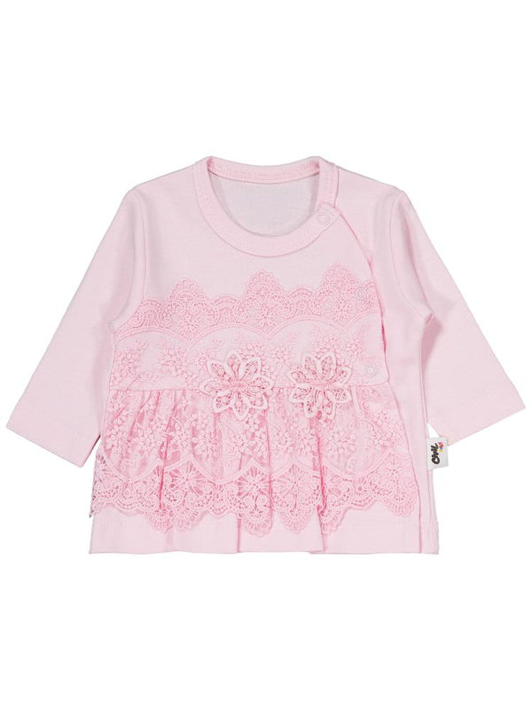 Civil Baby Fırfır Tüllü 0-1 Ay Zıbın Takımları - Ekru