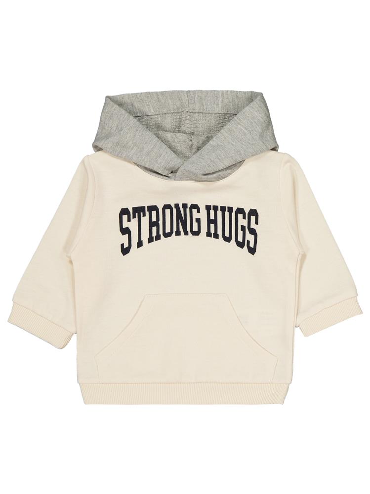 Civil Baby Kapüşonlu Sweat 2'li 6-18 Ay Takım - Bej