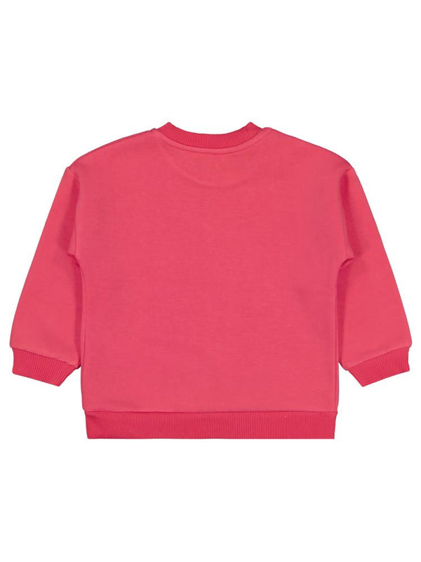 Civil Girls Çiçek Baskılı 2-5 Yaş Sweatshirt - Kırmızı