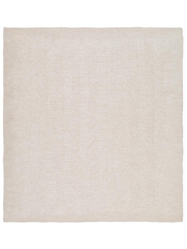 Civil Baby Saç Örgülü  Düz Battaniye - Bej