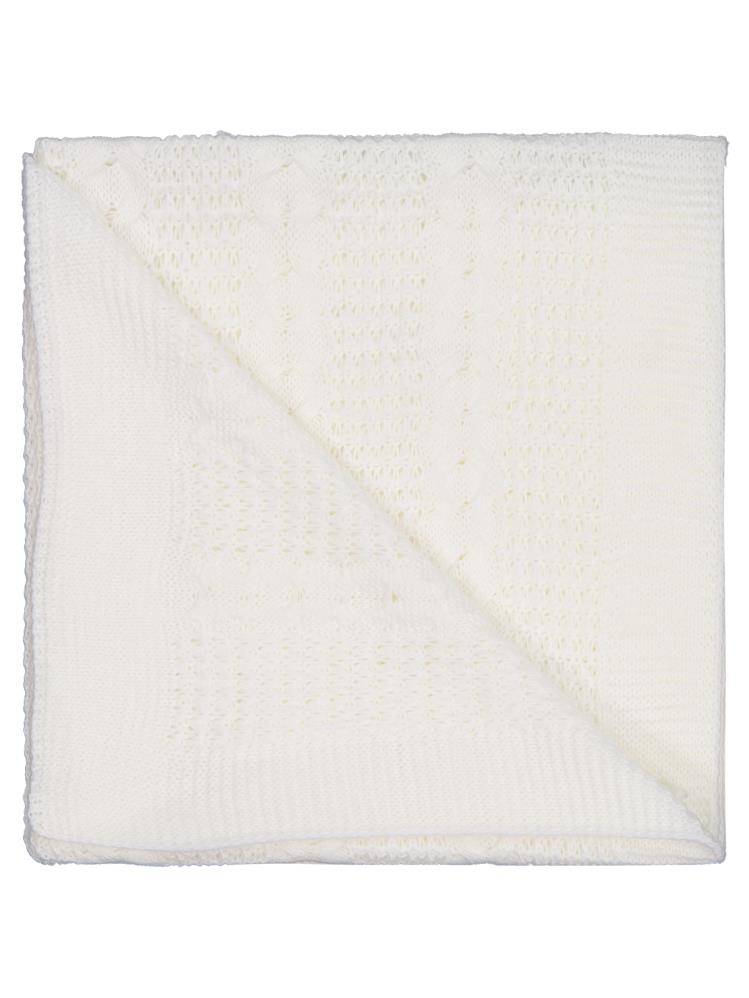 Civil Baby Saç Örgülü  Düz Battaniye - Bej