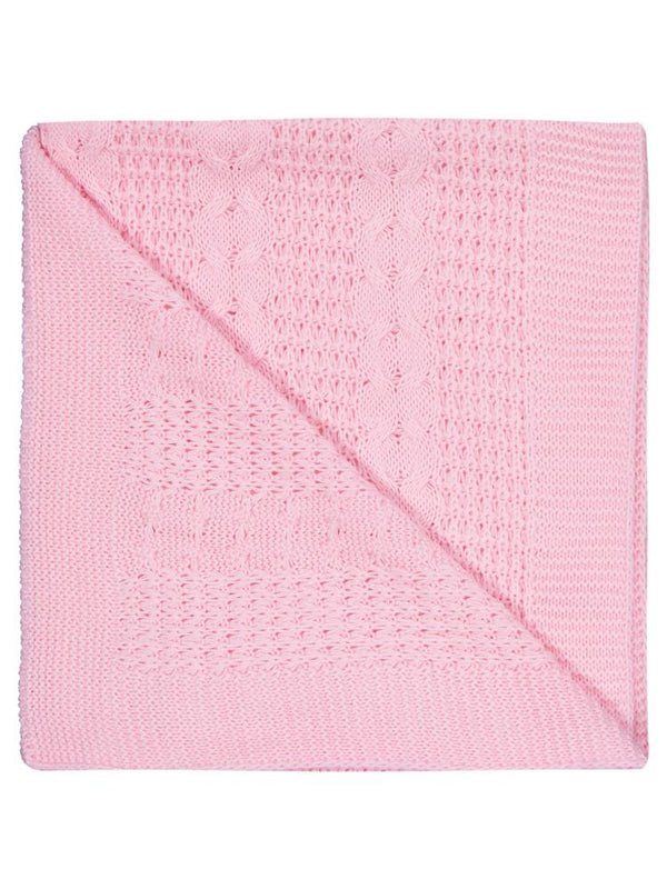 Civil Baby Saç Örgülü  Düz Battaniye - Bej