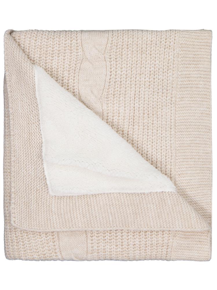 Civil Baby  Çizgili Velsoftlu Hattuş Battaniye - Bej