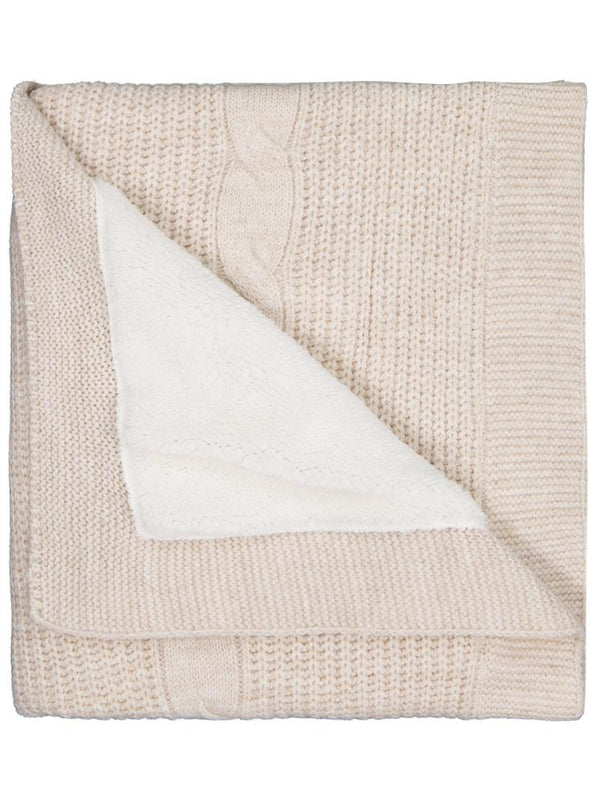 Civil Baby  Çizgili Velsoftlu Hattuş Battaniye - Bej