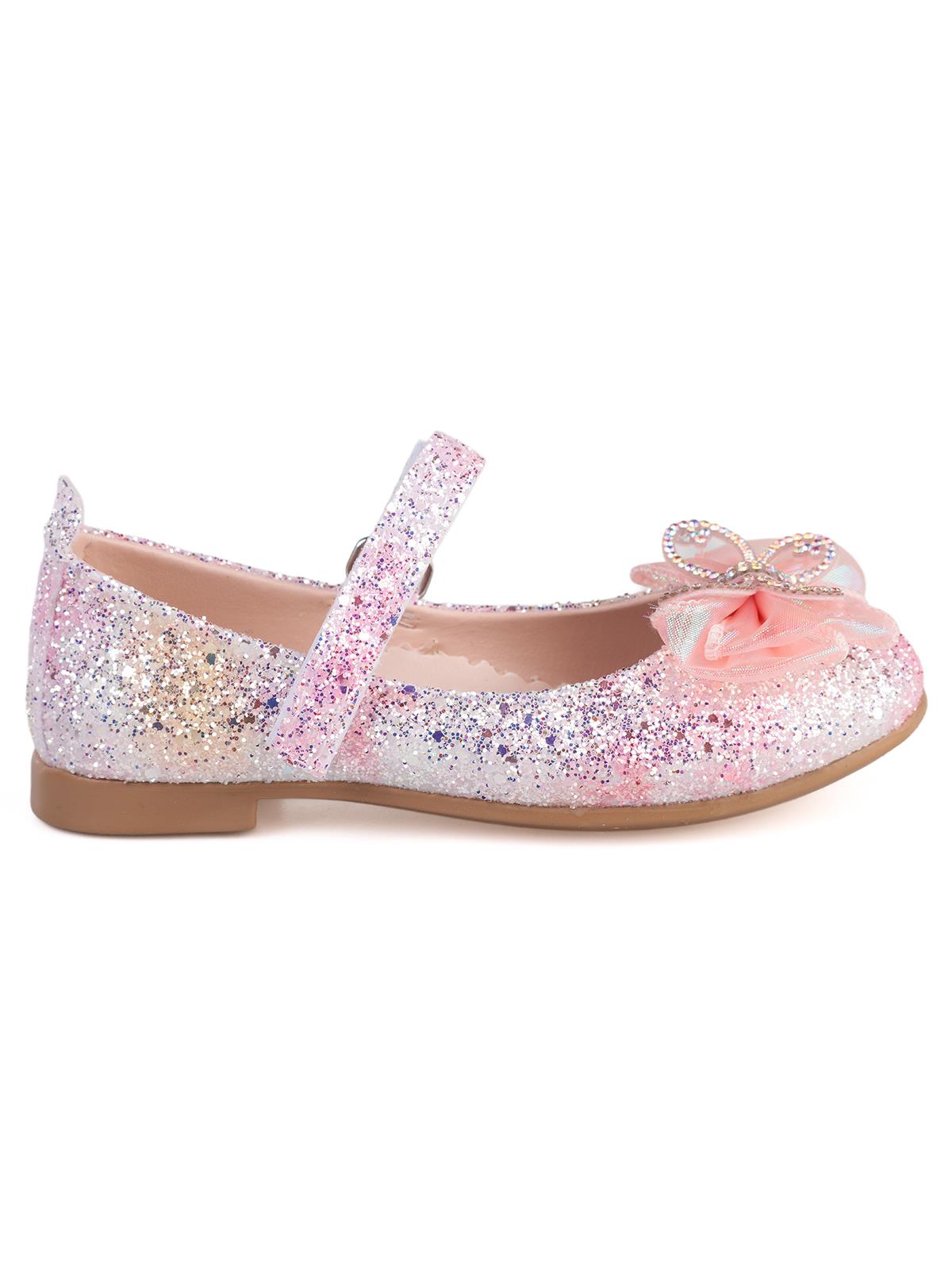 Civil Girls Kelebek Aksesuarlı 26-30 Numara Babet - Mavi