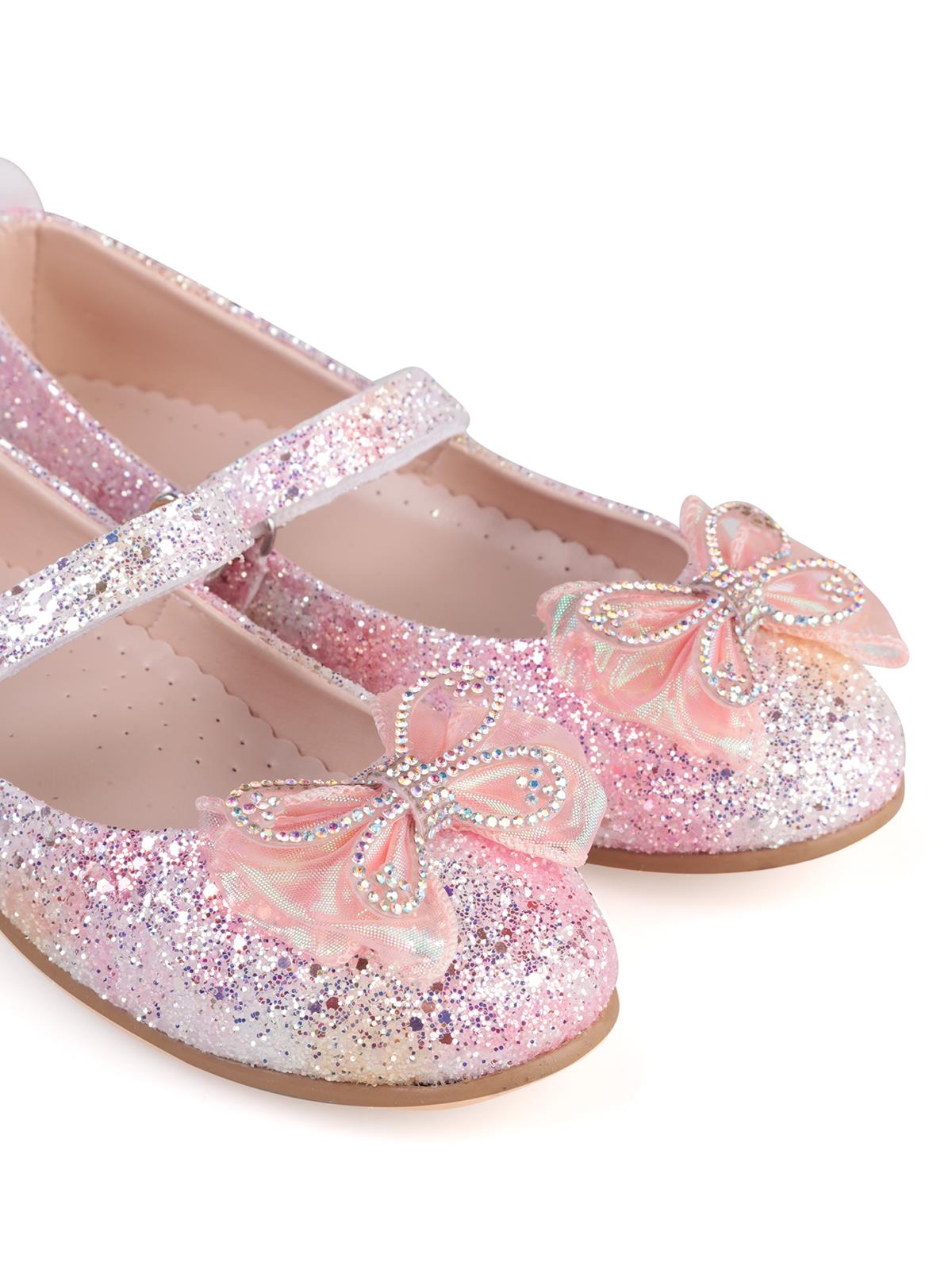 Civil Girls Kelebek Aksesuarlı 26-30 Numara Babet - Mavi