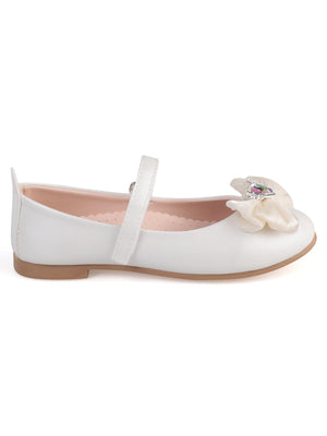 Civil Girls Kalp Aksesuarlı 31-36 Numara Babet - Gri