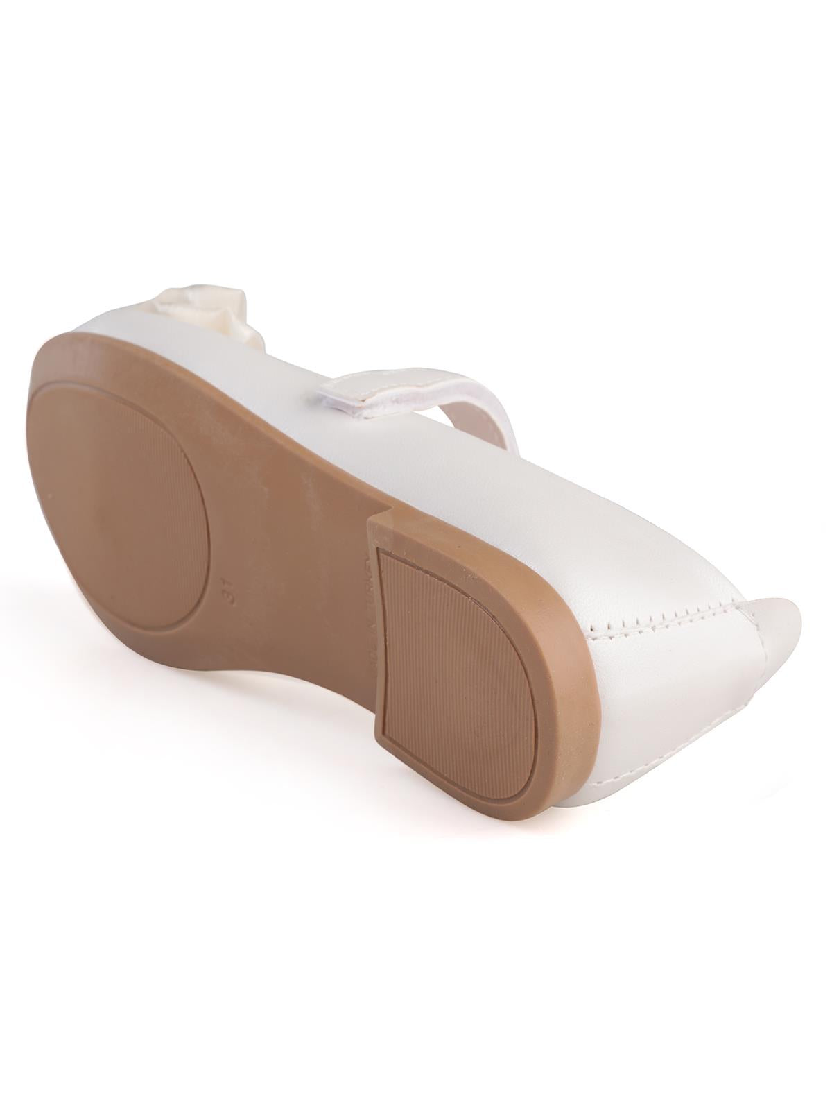 Civil Girls Kalp Aksesuarlı 31-36 Numara Babet - Gri