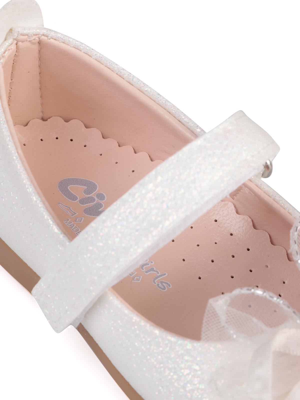 Civil Girls Kiraz Aksesuarlı 21-25 Numara Babet - Gri