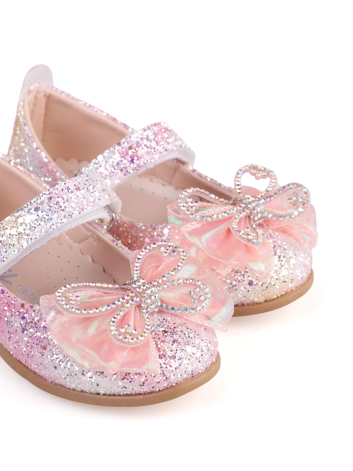 Civil Girls Kelebek Aksesuarlı 21-25 Numara Babet - Mavi