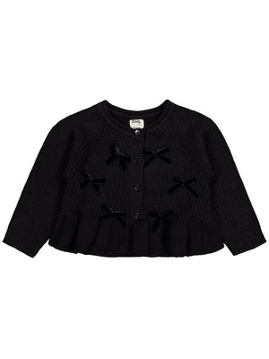 Civil Baby Fiyonklu 6-18 Ay Hırka - Siyah