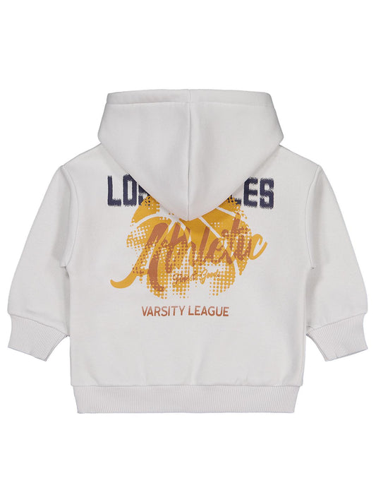 Civil Erkek Çocuk Los Angeles Baskılı Sweatshirt | 3 İp Uzun Kol | Okul Kreş ve Günlük Kullanım - Gri