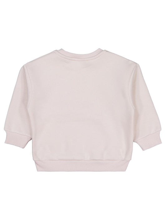 Civil Erkek Çocuk Üç Kafadar Baskılı-Nakışlı Sweatshirt | 3 İp | Okul Kreş ve Günlük Kullanım - Bej