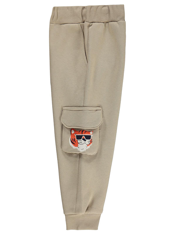 Civil Boys Tiger Baskılı 2-5 Yaş Eşofman Altı - Lacivert