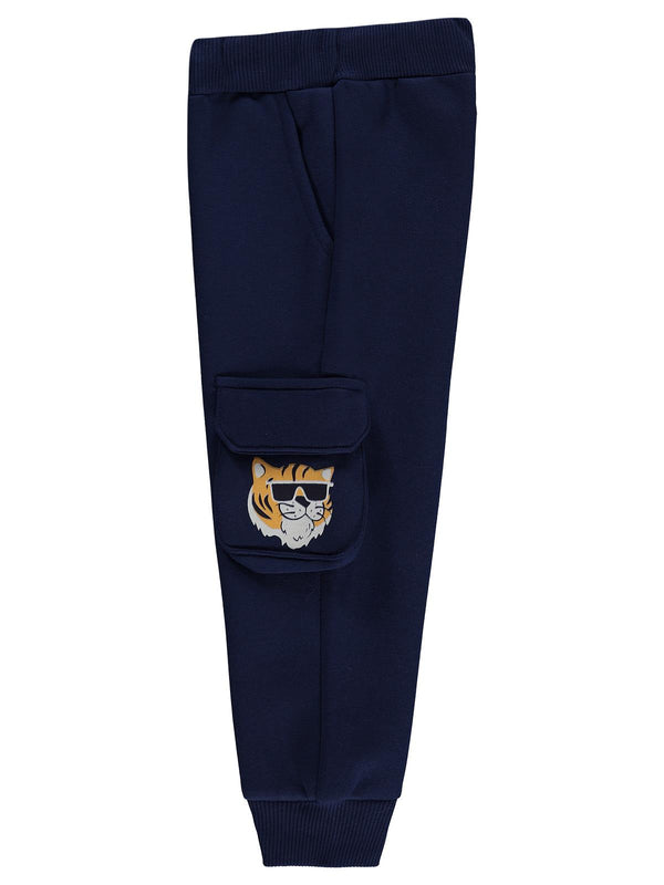 Civil Boys Tiger Baskılı 2-5 Yaş Eşofman Altı - Lacivert