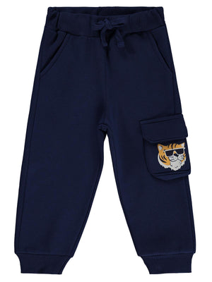 Civil Boys Tiger Baskılı 2-5 Yaş Eşofman Altı - Lacivert