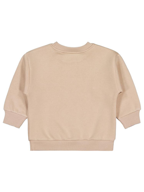 Civil Boys Bear Baskı-Nakışlı 2-5 Yaş Sweatshirt - Bej