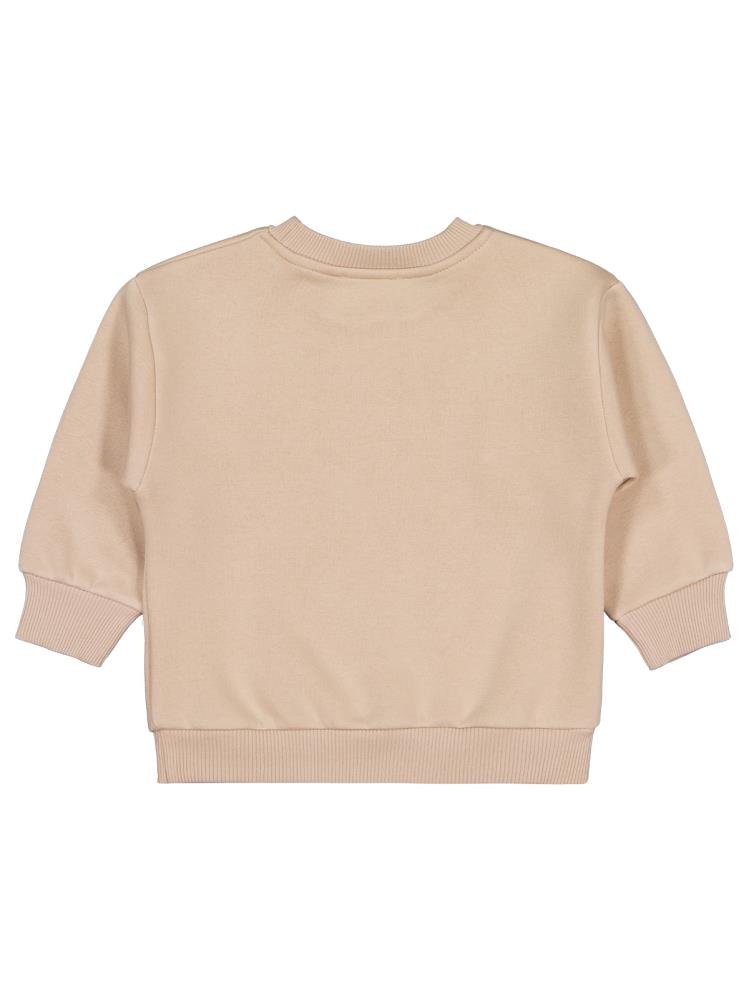 Civil Boys Bear Baskı-Nakışlı 2-5 Yaş Sweatshirt - Bej