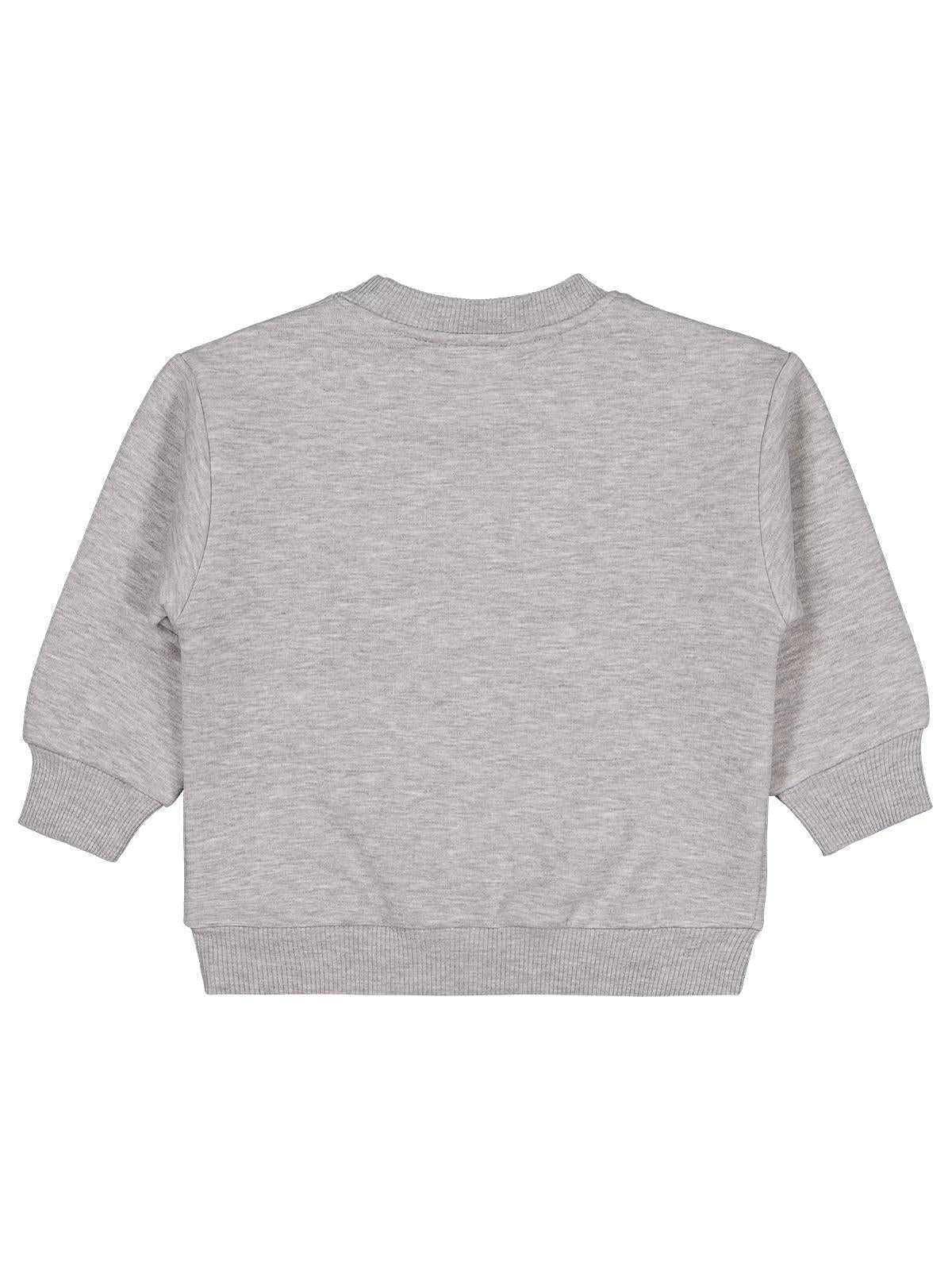 Civil Boys Bear Baskı-Nakışlı 2-5 Yaş Sweatshirt - Gri