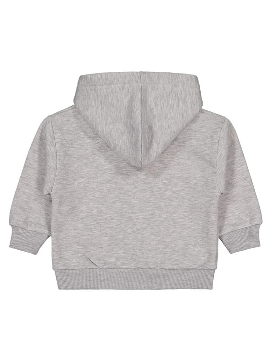Civil Erkek Çocuk Dino Baskılı Sweatshirt | 3 İp Uzun Kol | Okul Kreş ve Günlük Kullanım - Gri
